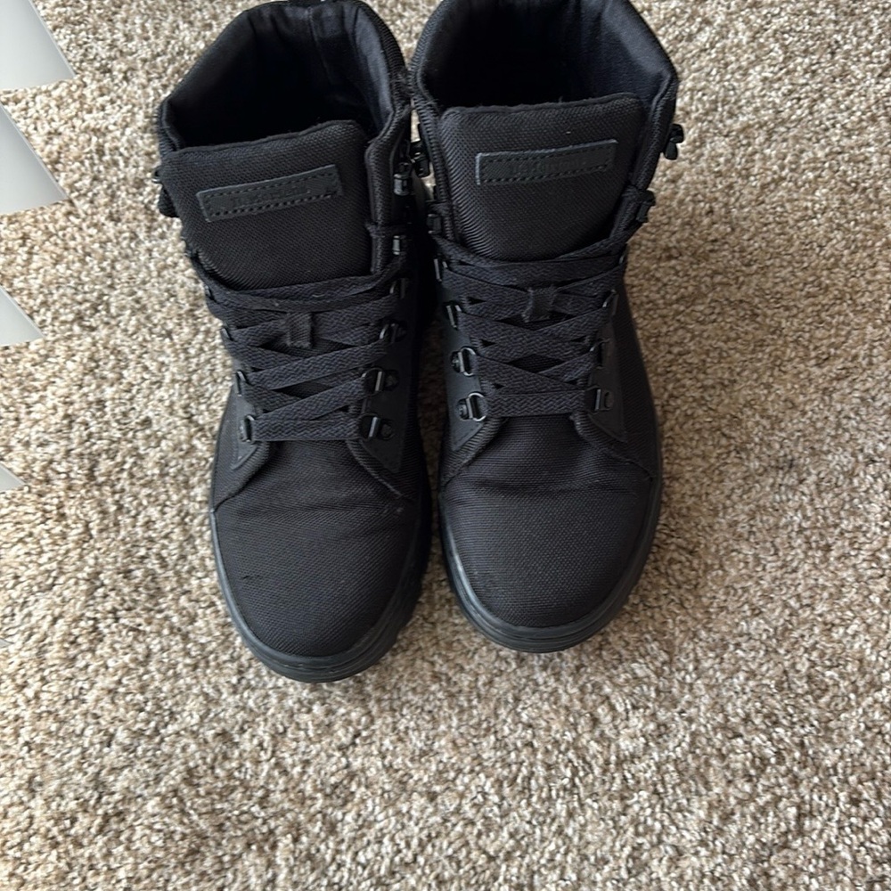 All Black Dr. Martens Women’s Combs Boots